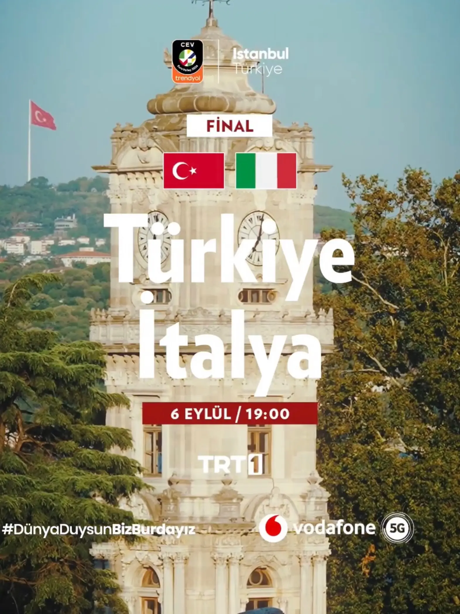 A Milli Kadın Voleybol Takımı'na başarı dileği