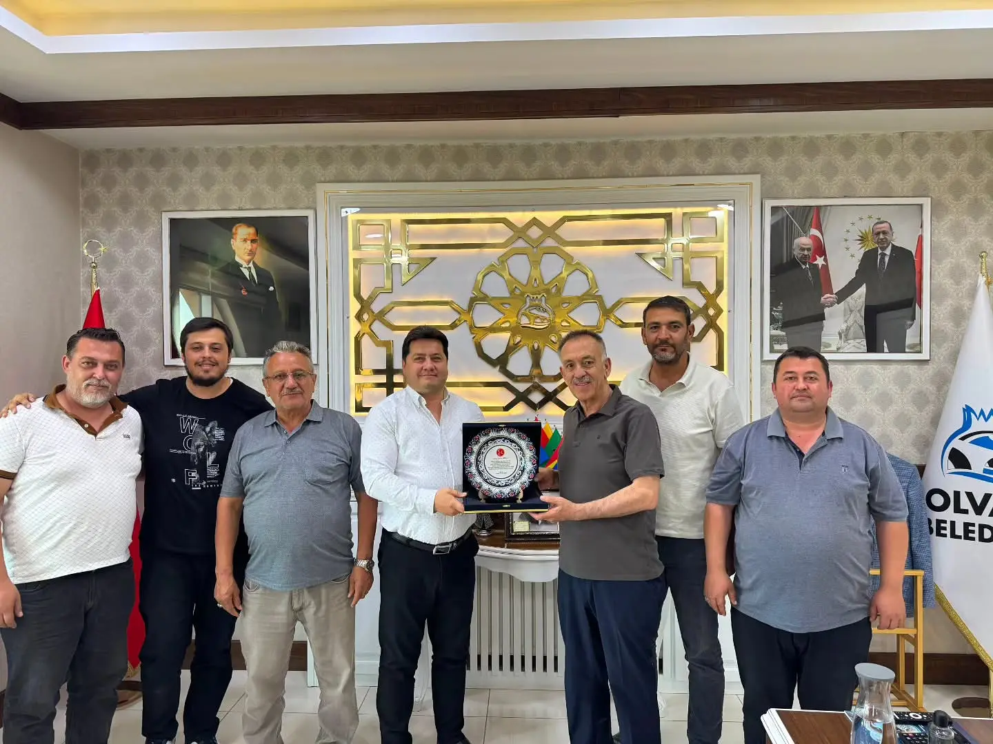 MHP Meclis Üyeleri Başkan Aynacı'yı Ziyaret Etti