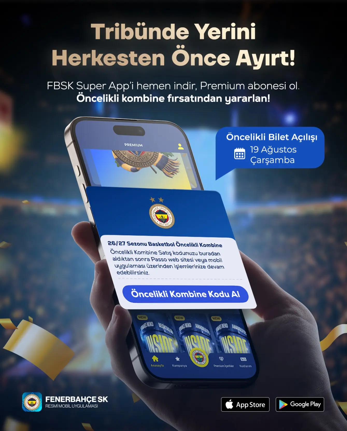 Fenerbahçe, kombine fırsatını duyurdu