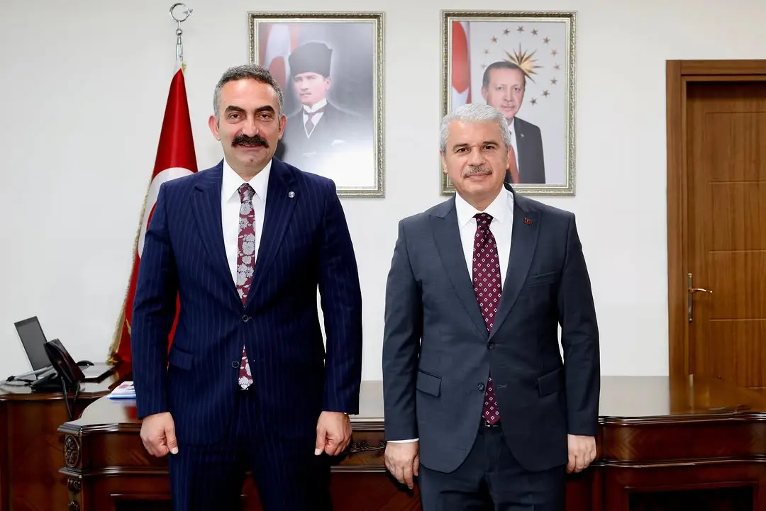 Konya Valisi, Nazım Taha Koçak'ı kabul etti