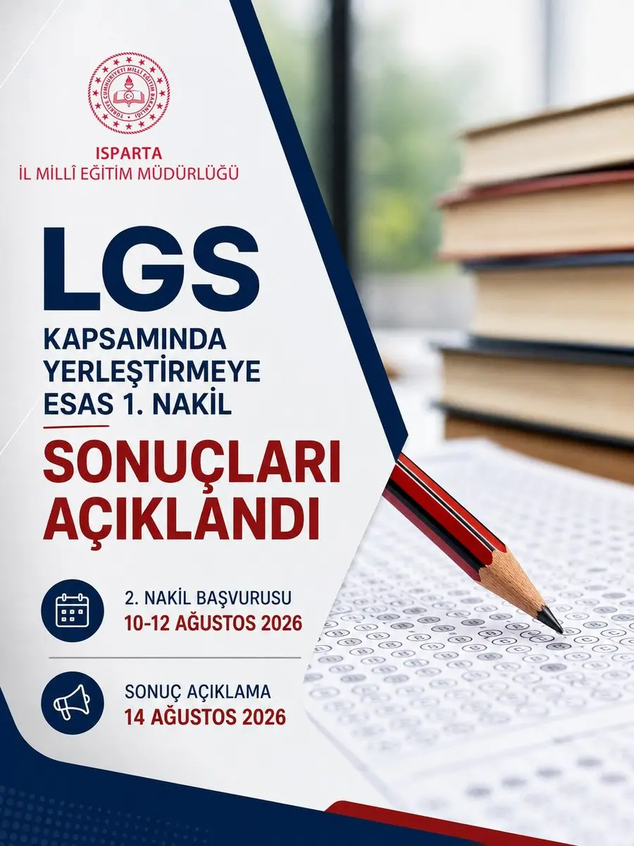 LGS 1. Nakil Sonuçları Açıklandı