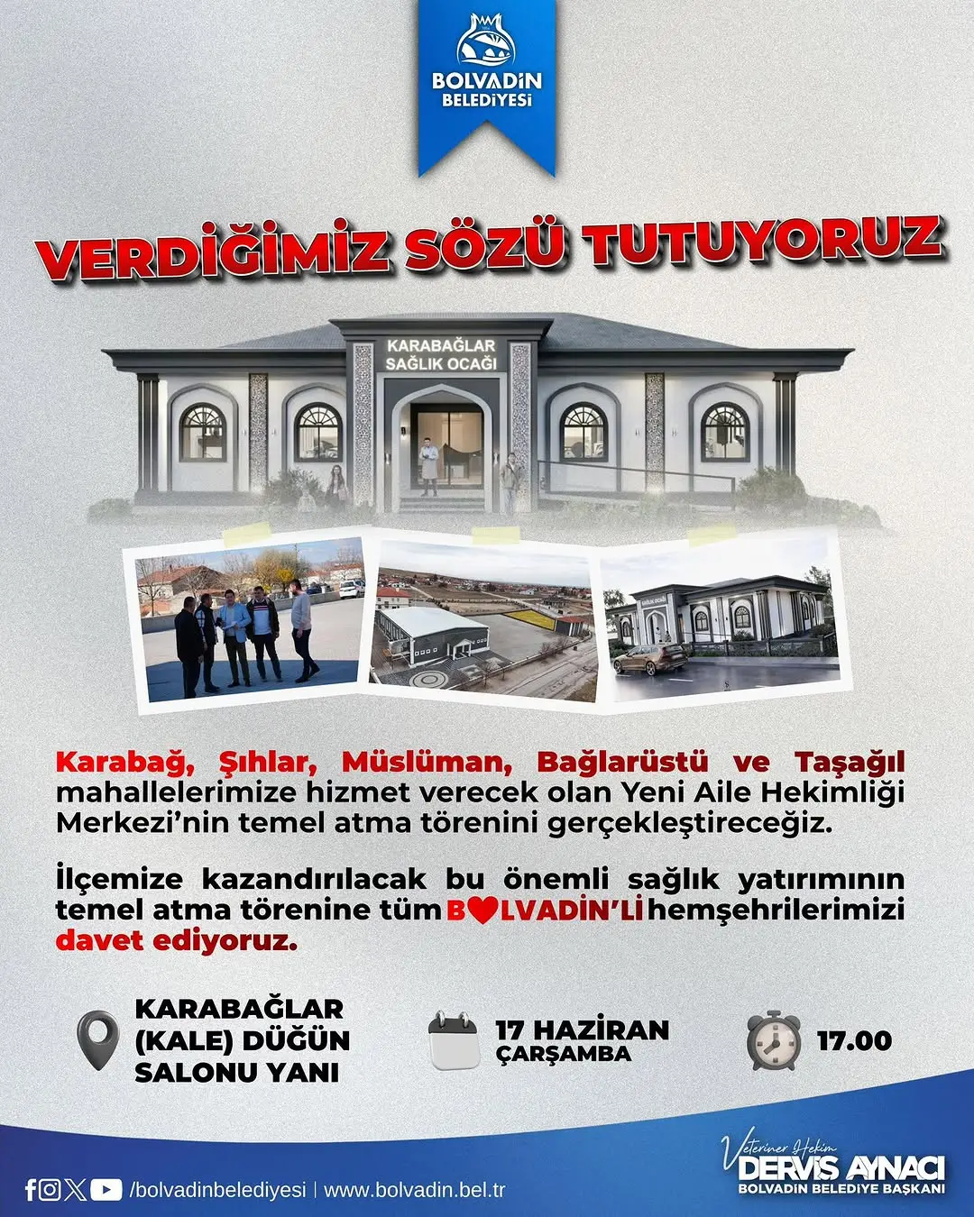 Memleketin her alanına hizmet sözü verildi