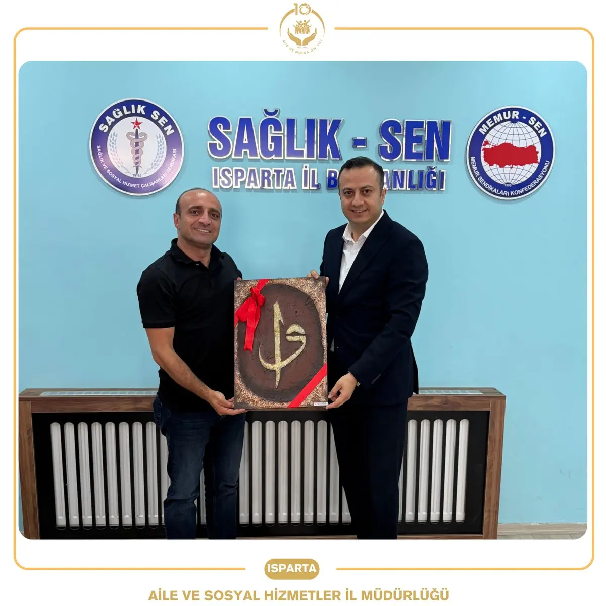 Isparta'da Sağlık-Sen'e Hayırlı Olsun Ziyareti