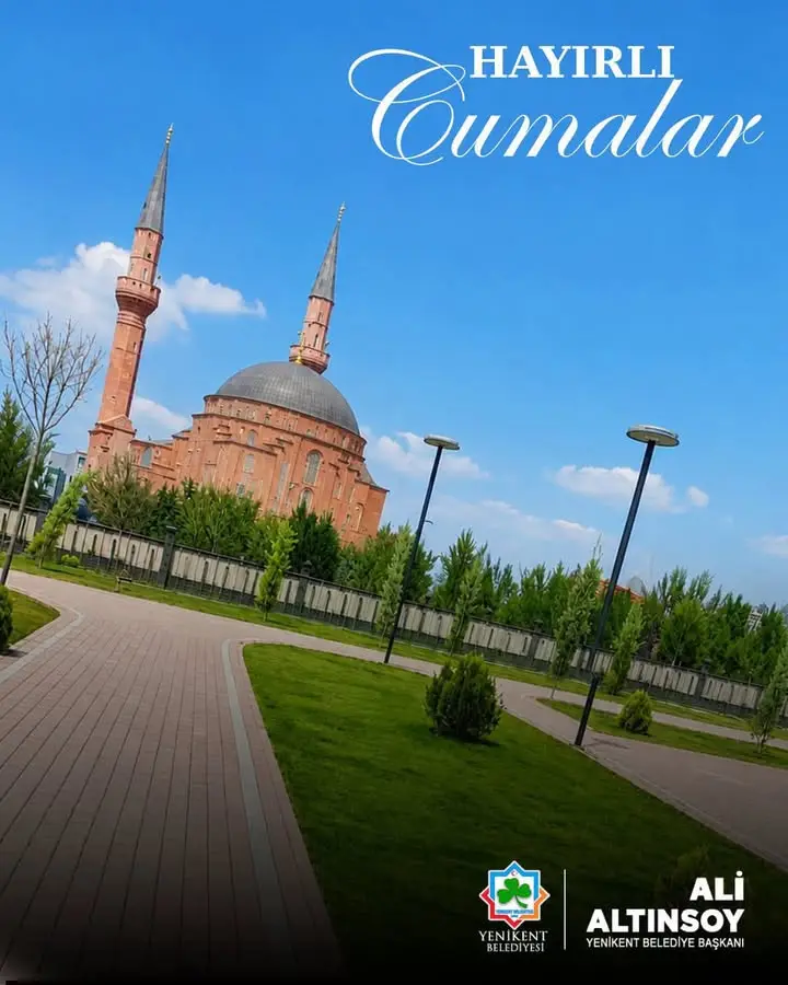 Yenikent Belediyesi'nden Hayırlı Cumalar Mesajı