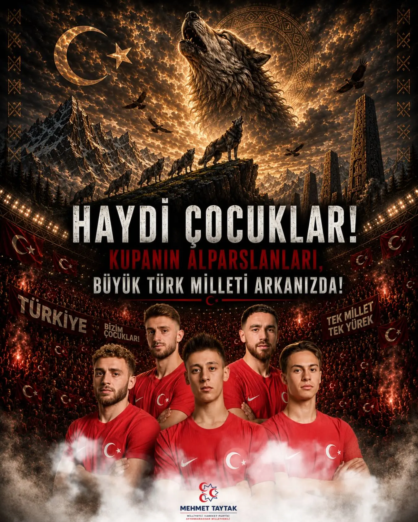 Milli Takımımıza Dünya Kupası için başarı dileği