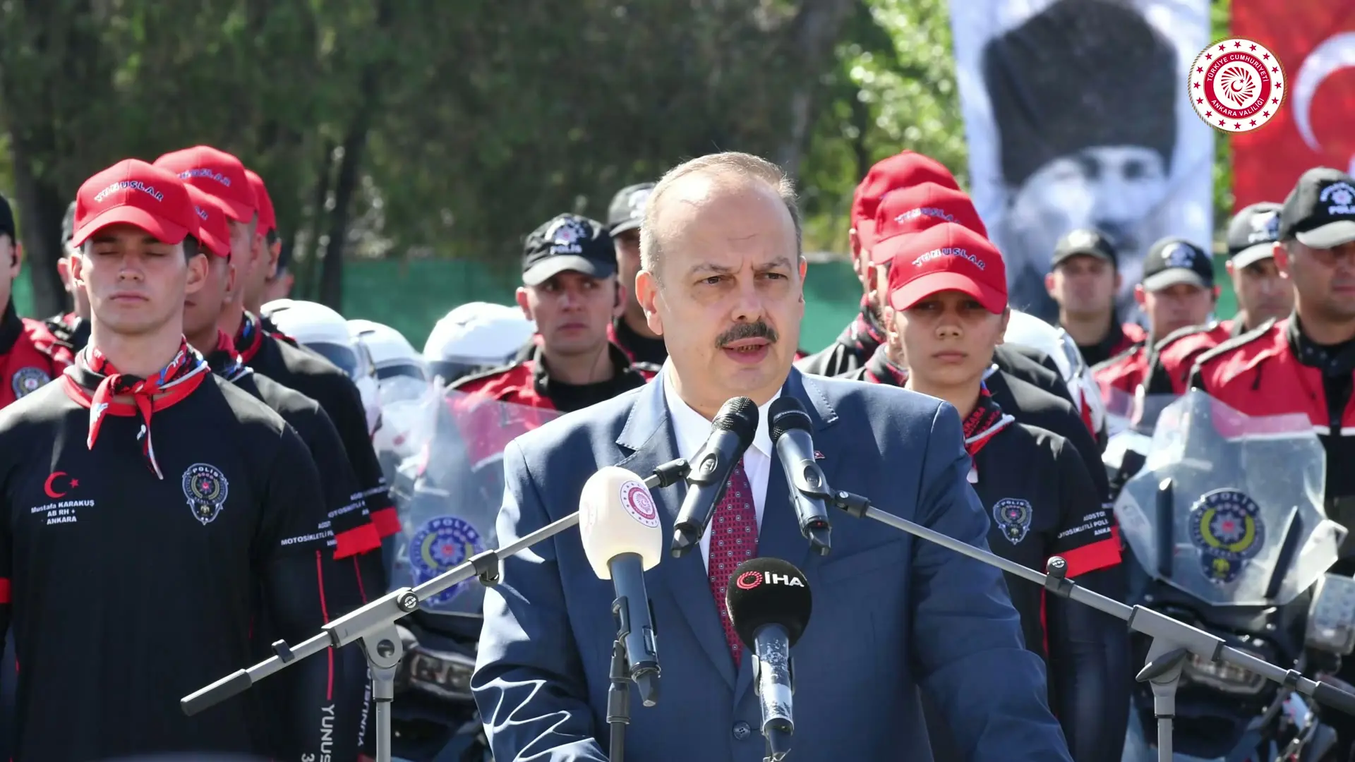 Motosikletli Polis Timleri Mezuniyet Töreni Gerçekleşti
