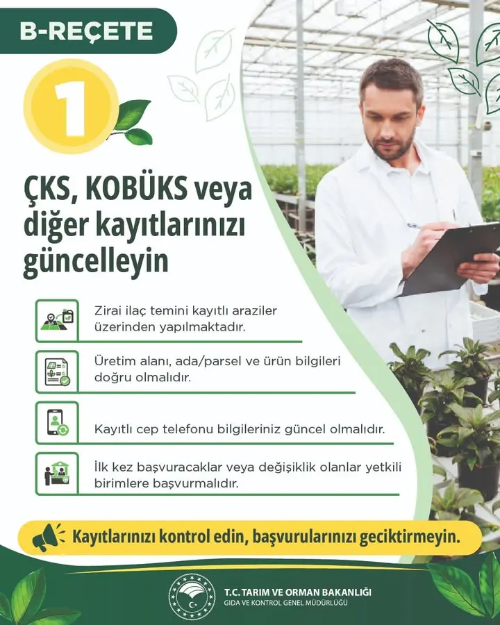 Uşak Tarım ve Orman İl Müdürlüğü'nden yeni paylaşım