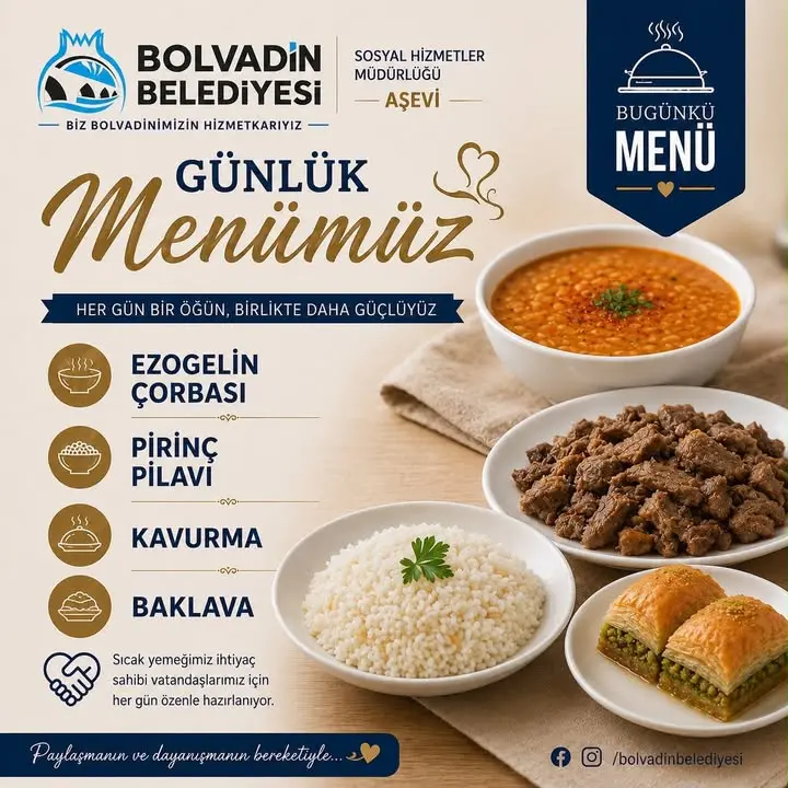 Bolvadin Belediyesi'nden ihtiyaç sahiplerine sıcak yemek hizmeti