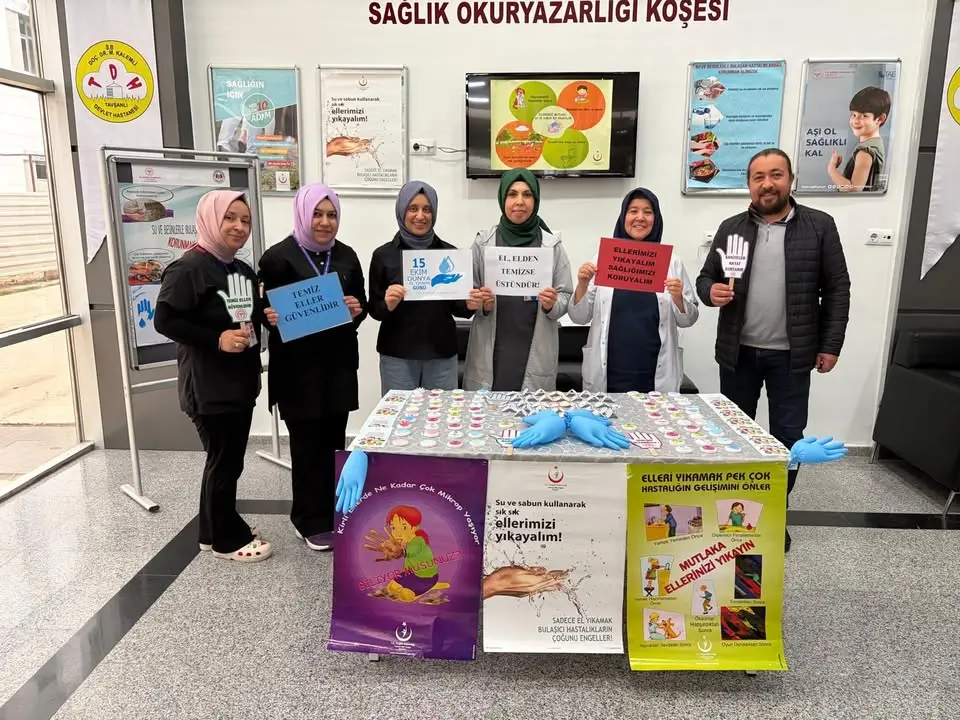 Tavşanlı Hastanesi'nde El Yıkama Günü Etkinliği