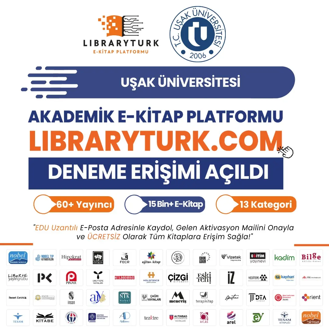 Uşak Üniversitesi'nde Yeni Kütüphane Erişimi