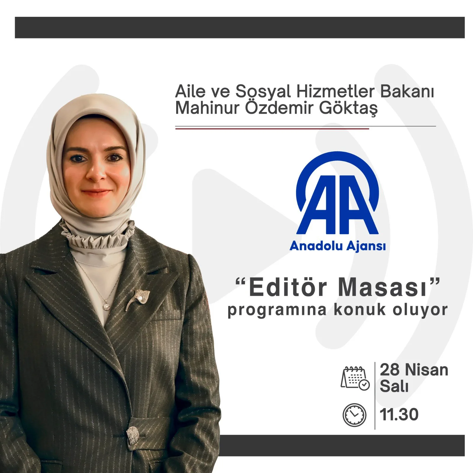 Bakan Mahinur Özdemir Göktaş, AA'nın Konuğu Oldu