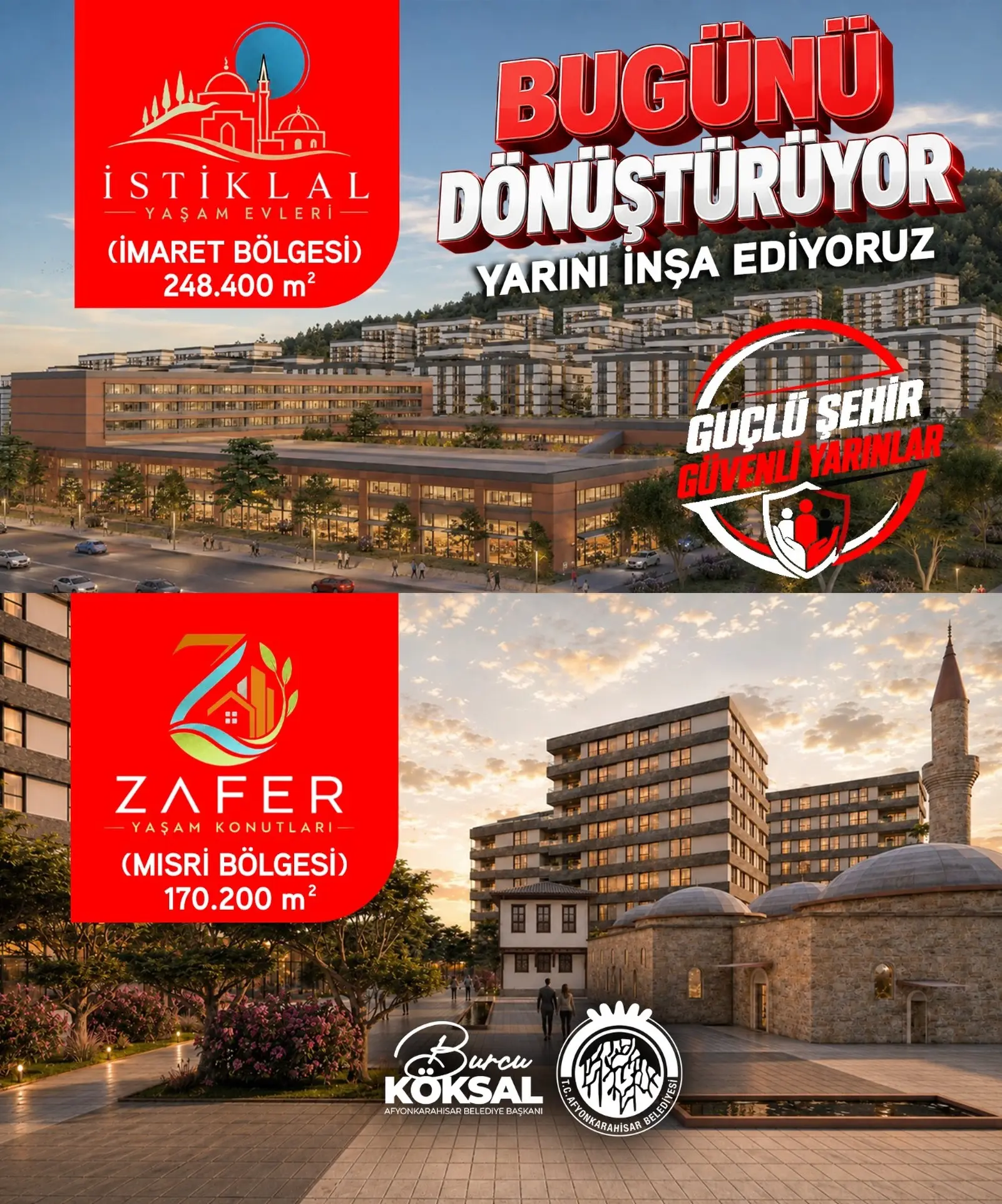 Afyonkarahisar'a Yeni Yaşam Alanları