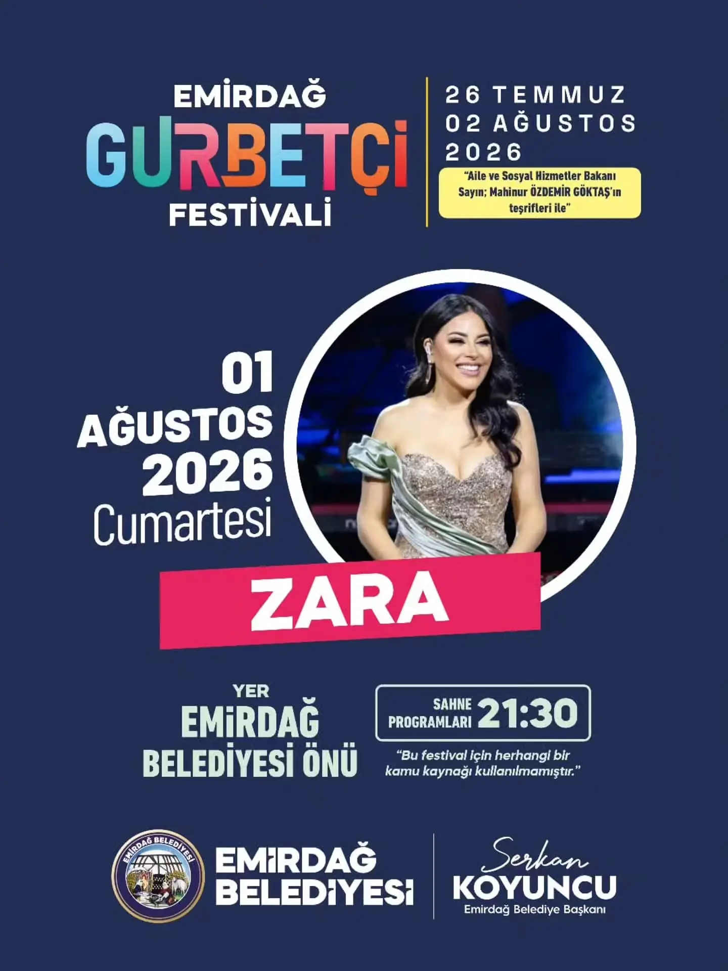 Emirdağ'da Zara ile festival coşkusu sürüyor