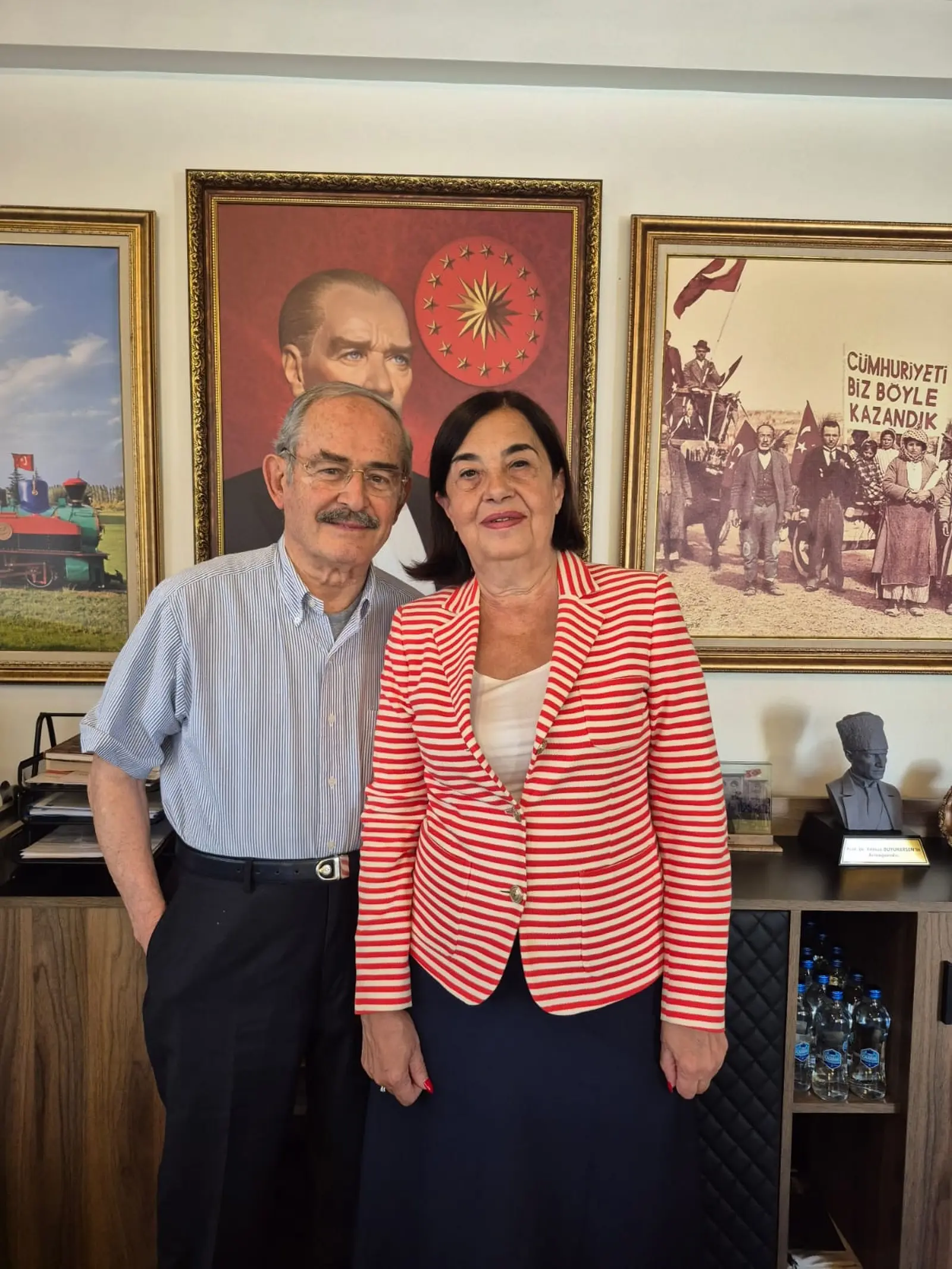 Büyükşehir Belediye Başkanı Yılmaz Büyükerşen ziyaret edildi