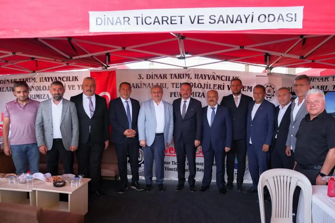 Dinar Fuarı'na Protokol Ziyareti Gerçekleşti