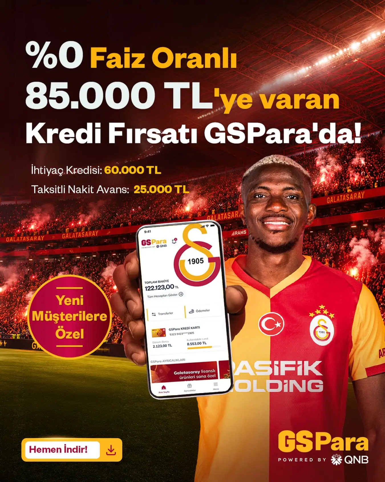 GSPara ile %0 faizle 85.000 TL kredi fırsatı