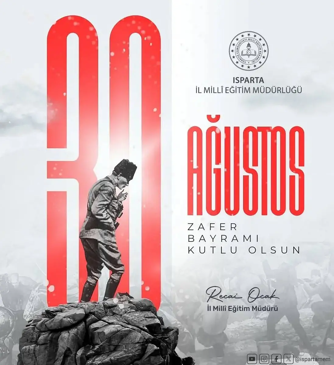 30 Ağustos Zafer Bayramı Kutlamaları Başladı