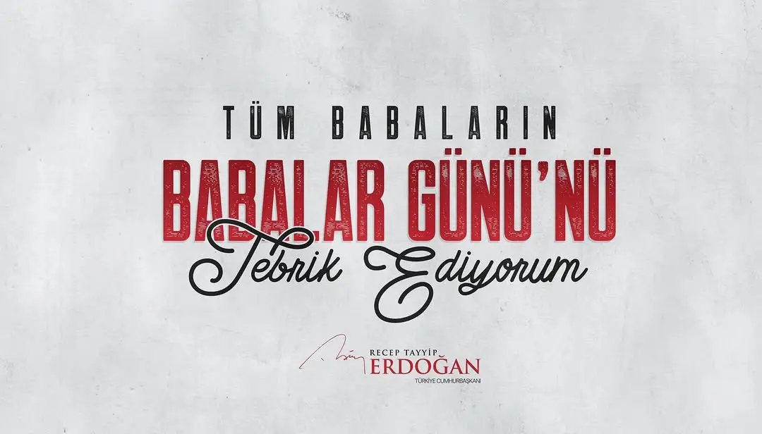 Babalar Günü'nde tüm babalara selam gönderildi