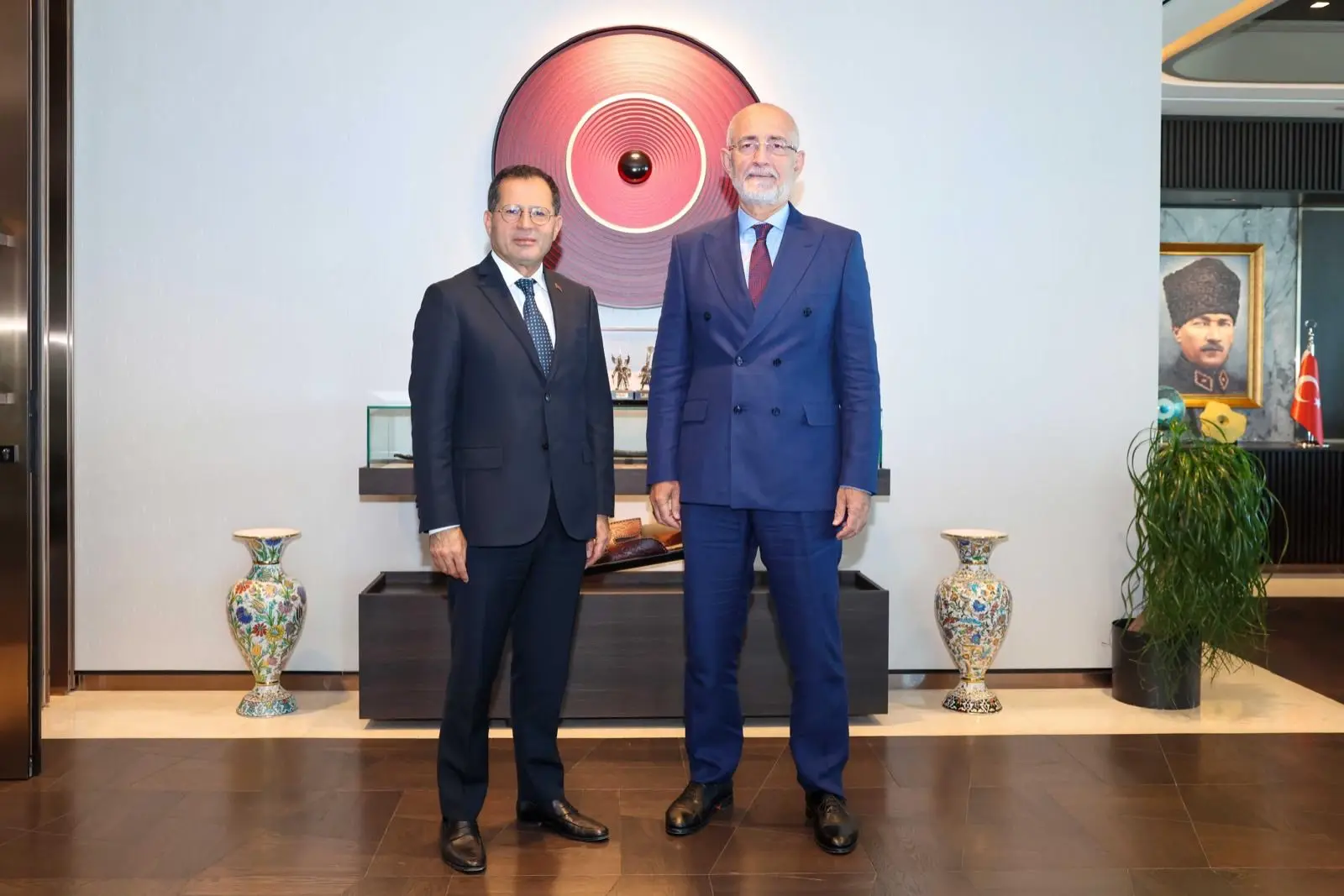 Halkbank Genel Müdürü'ne tebrik ziyareti