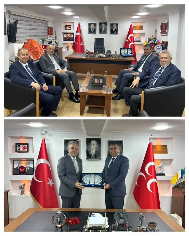 MHP İlçe Başkanlığı'ndan Ziyaret Gerçekleşti