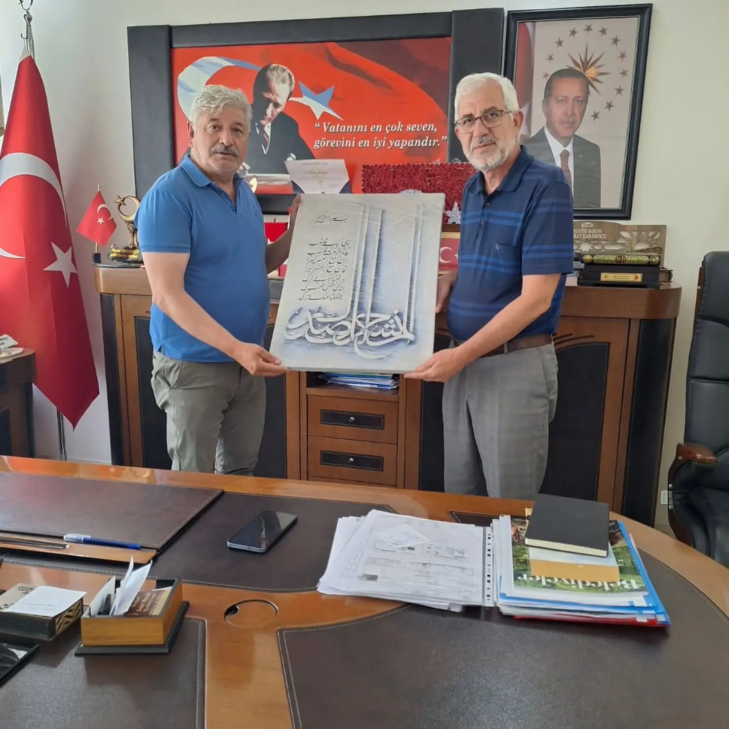 Eğitim destekleri için teşekkür ziyareti gerçekleştirildi