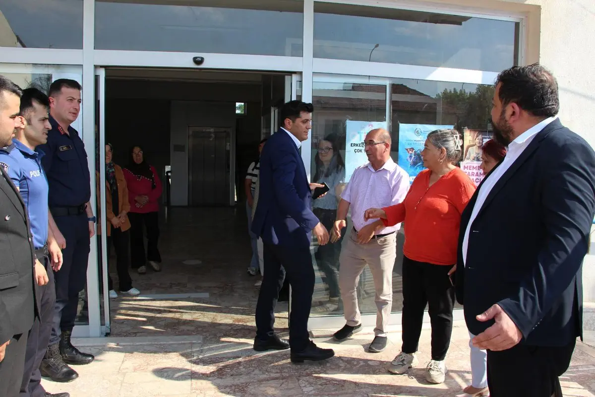Kaymakam Bilal Çelik'ten veda programı