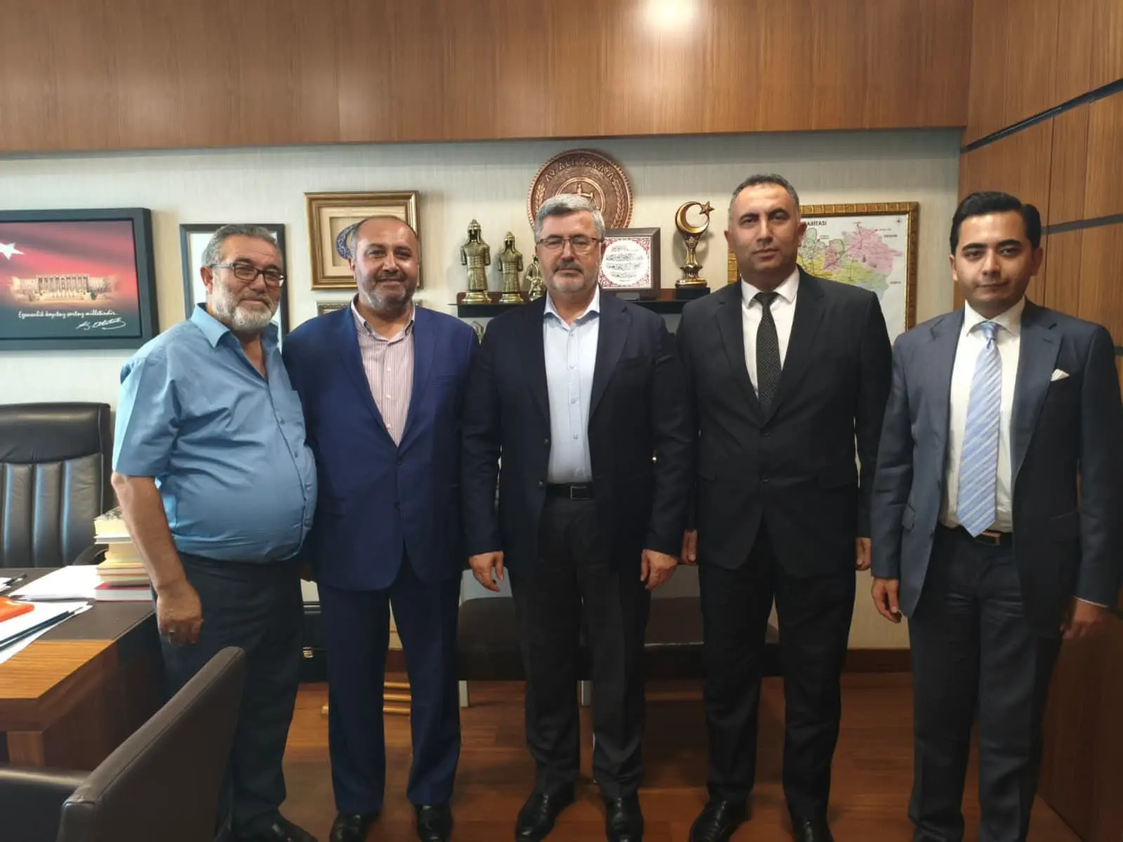 Cengiz Sağlam TBMM'de hemşehrilerini ağırladı