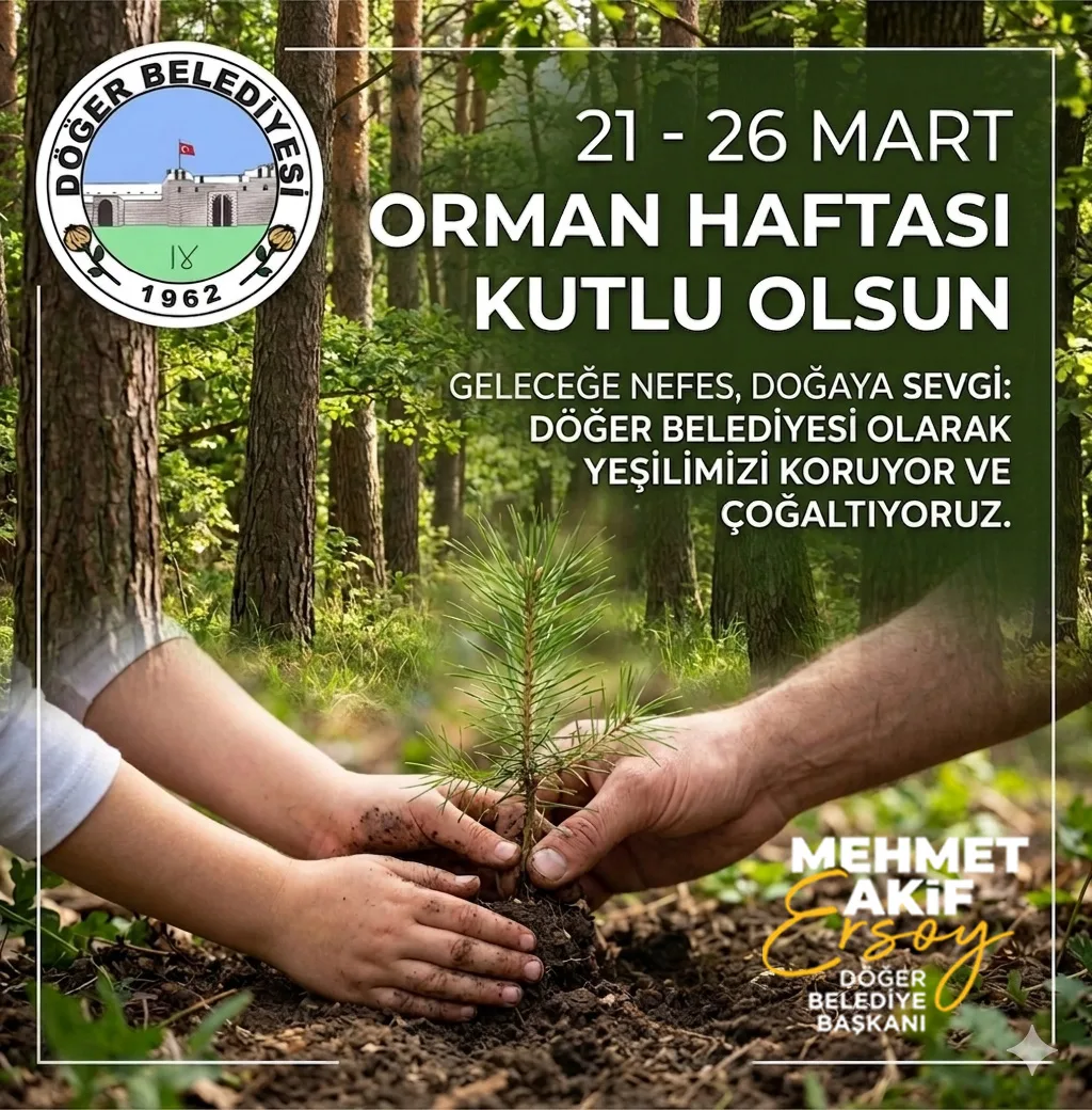 Döğer Belediyesi'nden Orman Haftası Kutlaması