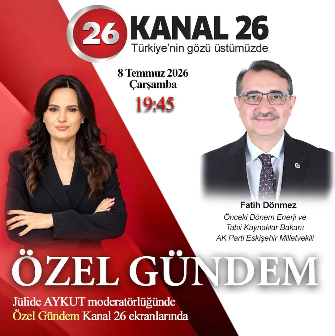 Eskişehir Milletvekili Fatih Dönmez, programa katılacak