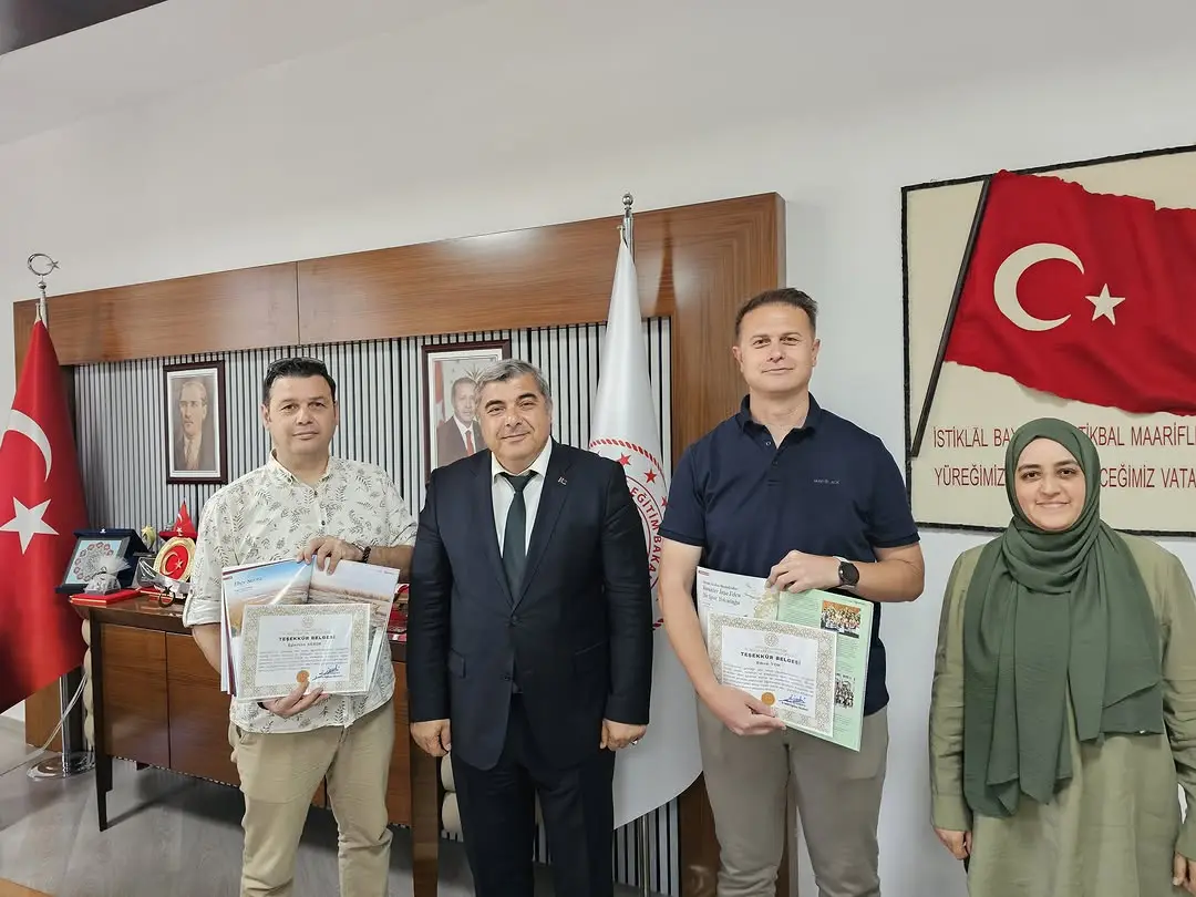Öğretmenler İl Milli Eğitim Müdürü'nü ziyaret etti