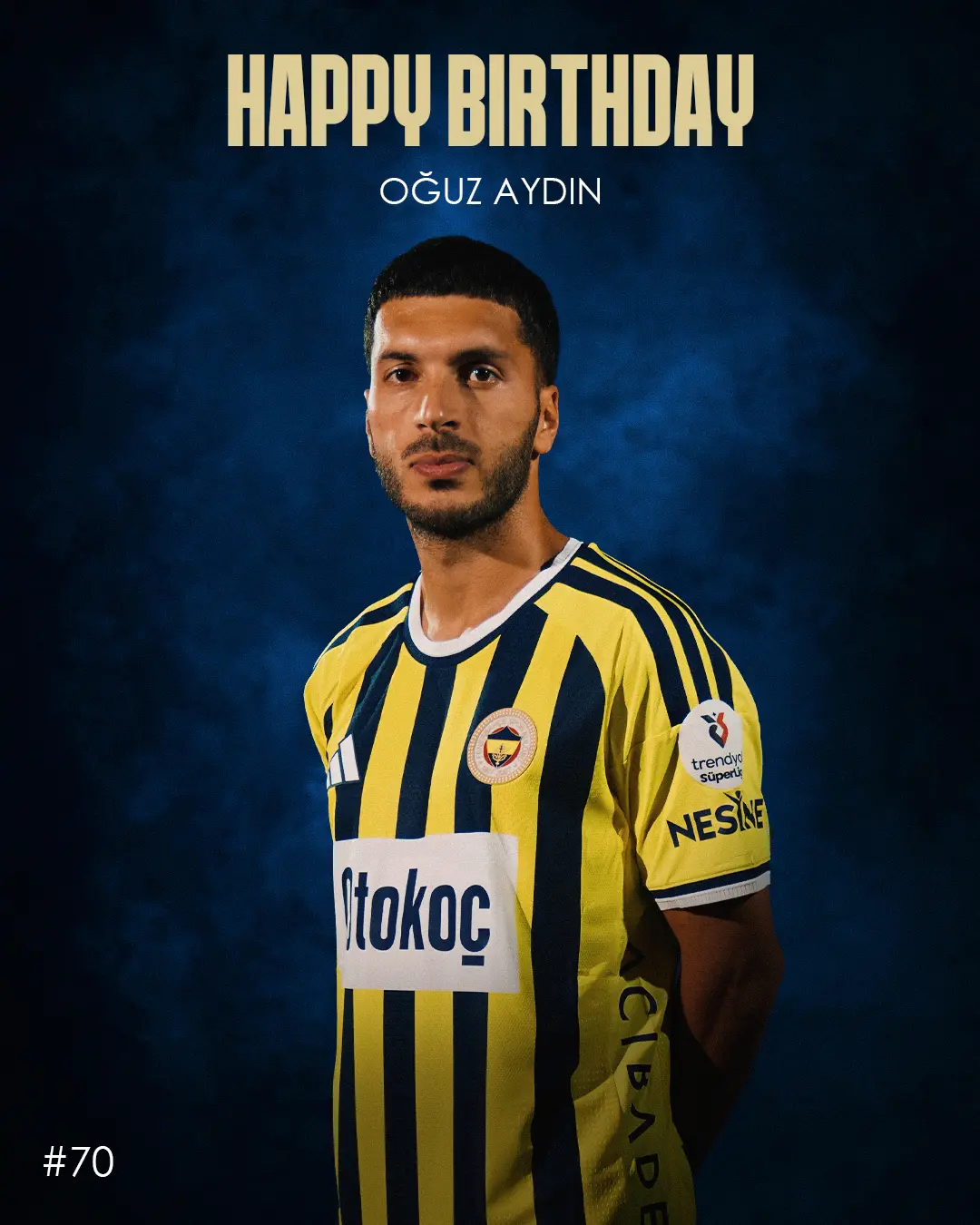 Fenerbahçe, Oğuz Aydın'ın doğum gününü kutladı