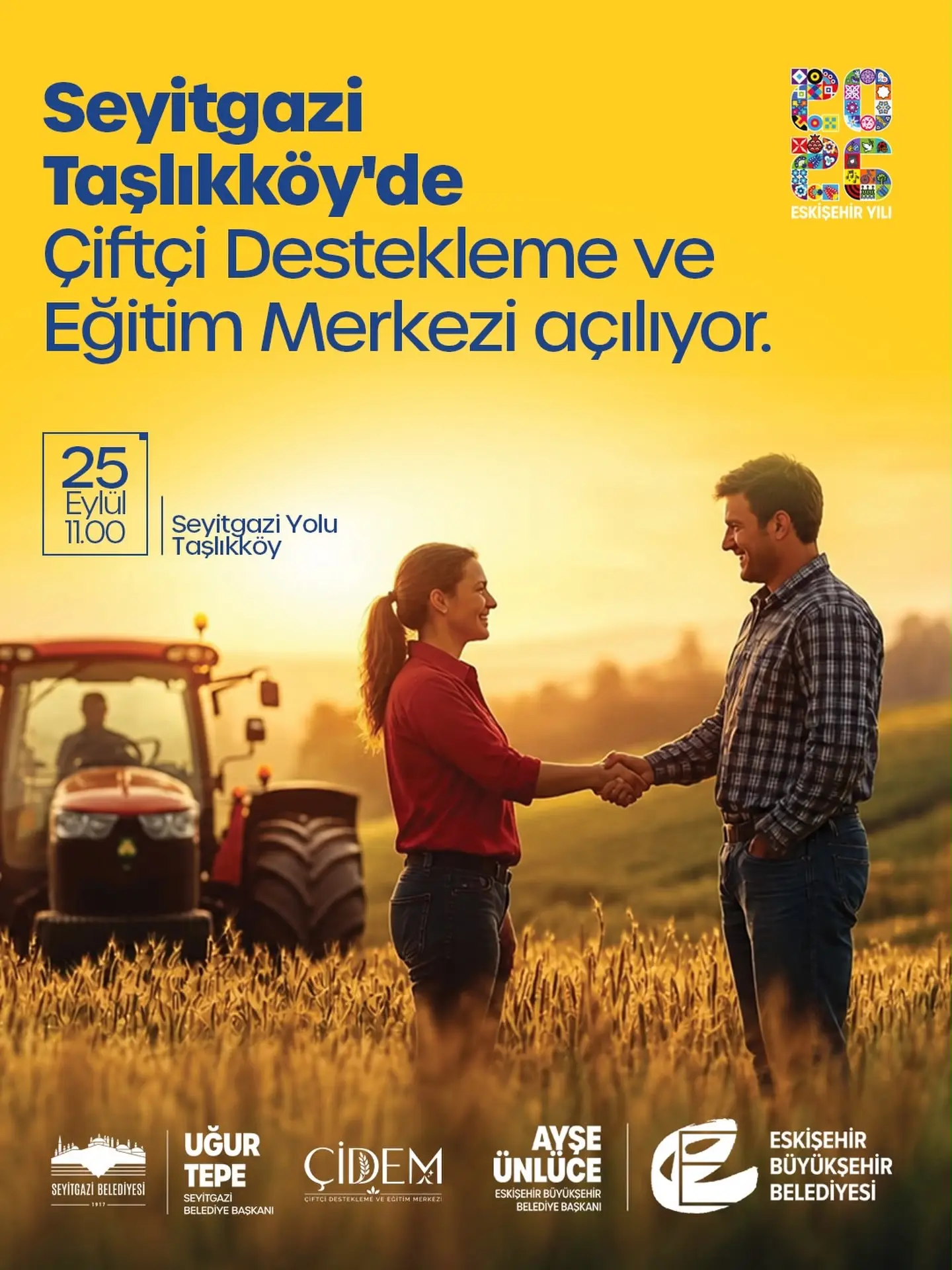Çiftçi Destekleme ve Eğitim Merkezi açılıyor