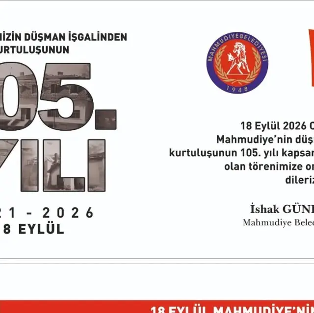 Mahmudiye'de Düşman İşgalinden Kurtuluş Günü Kutlanacak