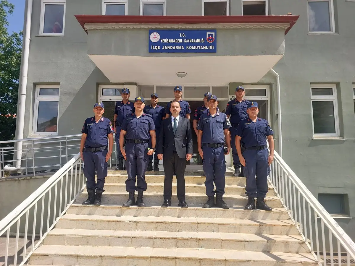 Kaymakam Adem Levent Jandarma'yı Ziyaret Etti