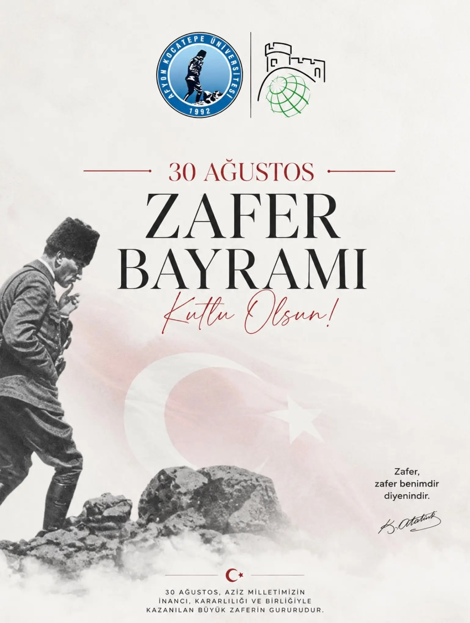30 Ağustos Zafer Bayramı coşkusu paylaşıldı