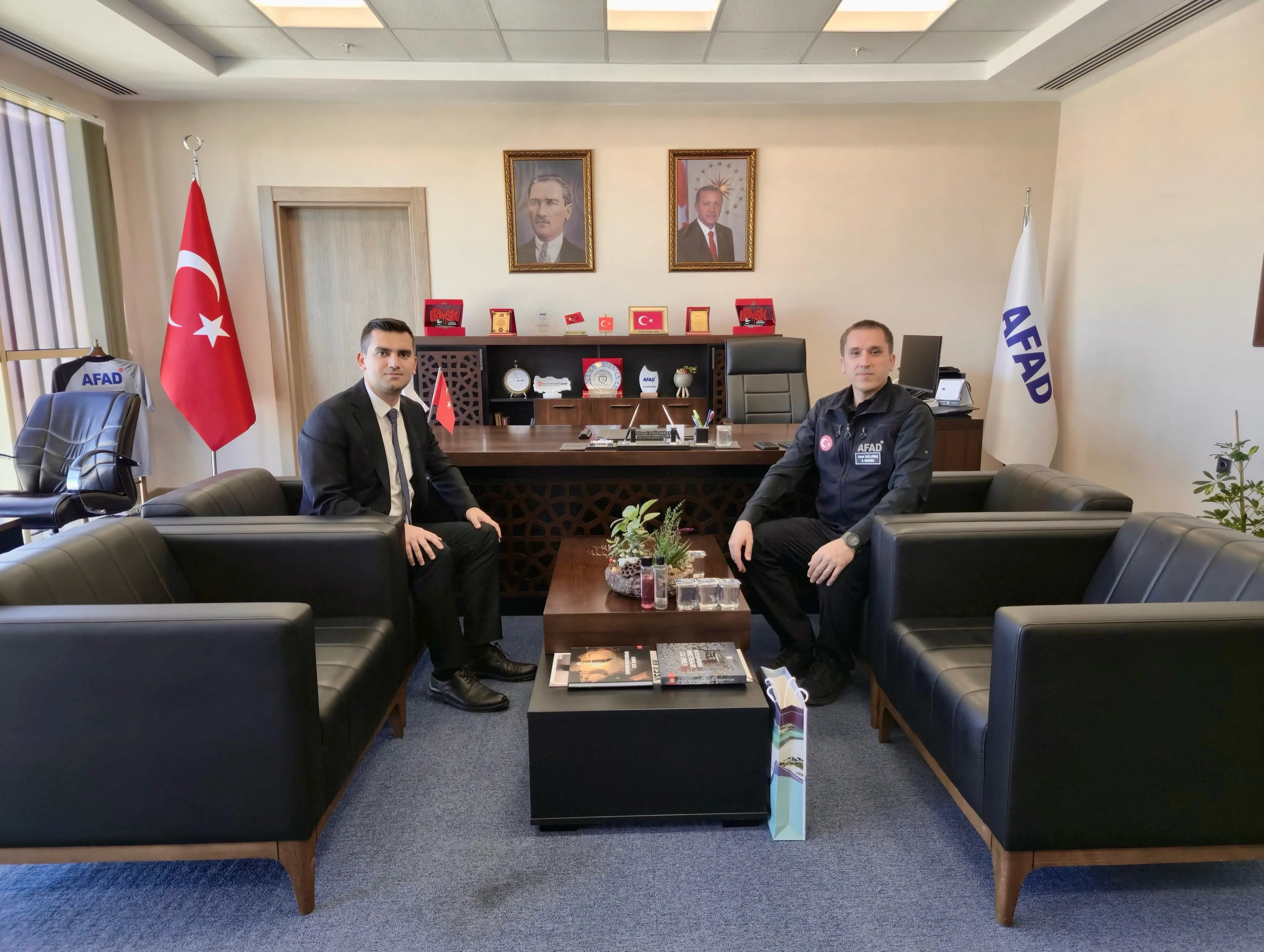 Kaymakam Ahmet Çakıcı'dan AFAD Müdürü'ne Ziyaret