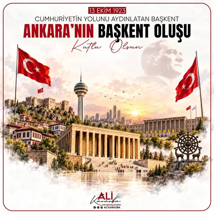 Ankara'nın Başkent Oluşunun 103. Yılı Kutlandı