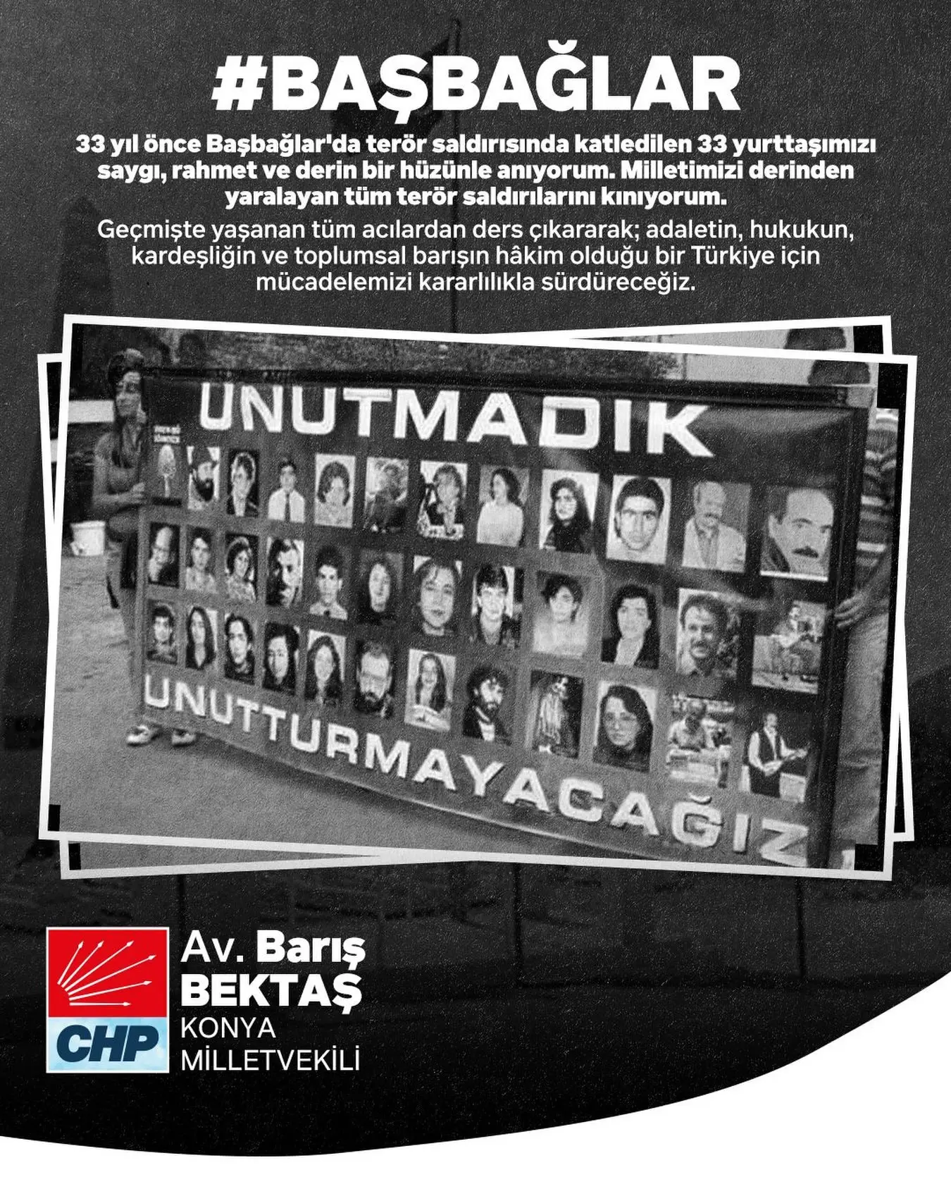 Başbağlar'daki terör saldırısında 33 yıl önce kaybedilenler anıldı