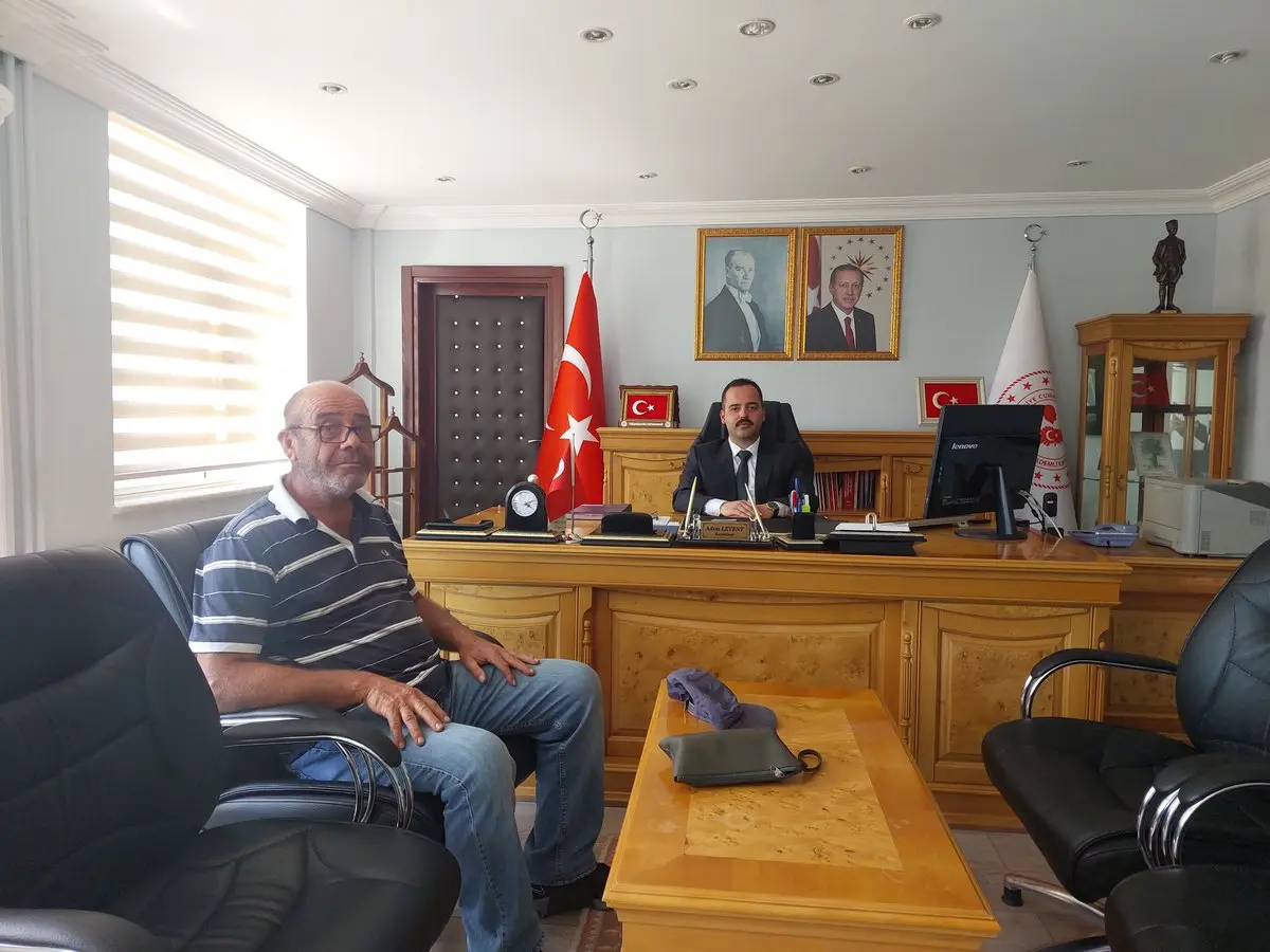 Pınarbaşı Mahallesi'nden Kaymakama Ziyaret
