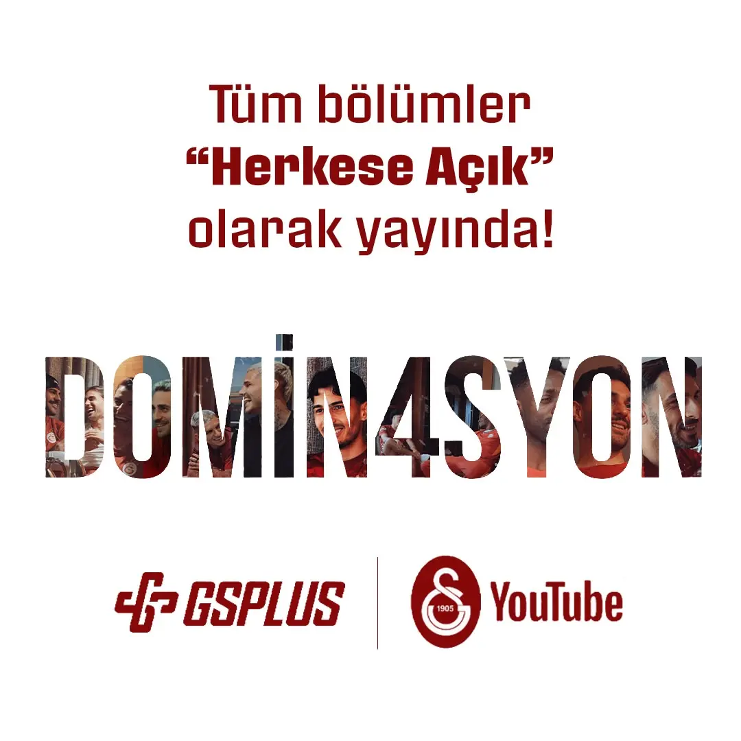 Galatasaray'dan DOMİN4SYON serisi duyurusu