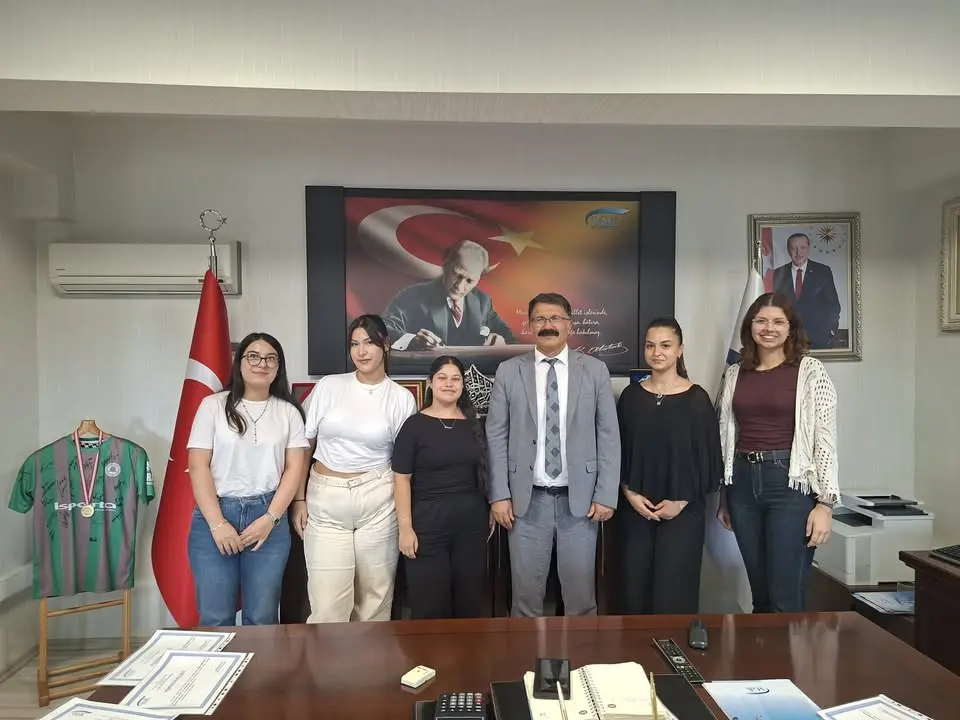Isparta'da staj yapan öğrencilere veda töreni düzenlendi
