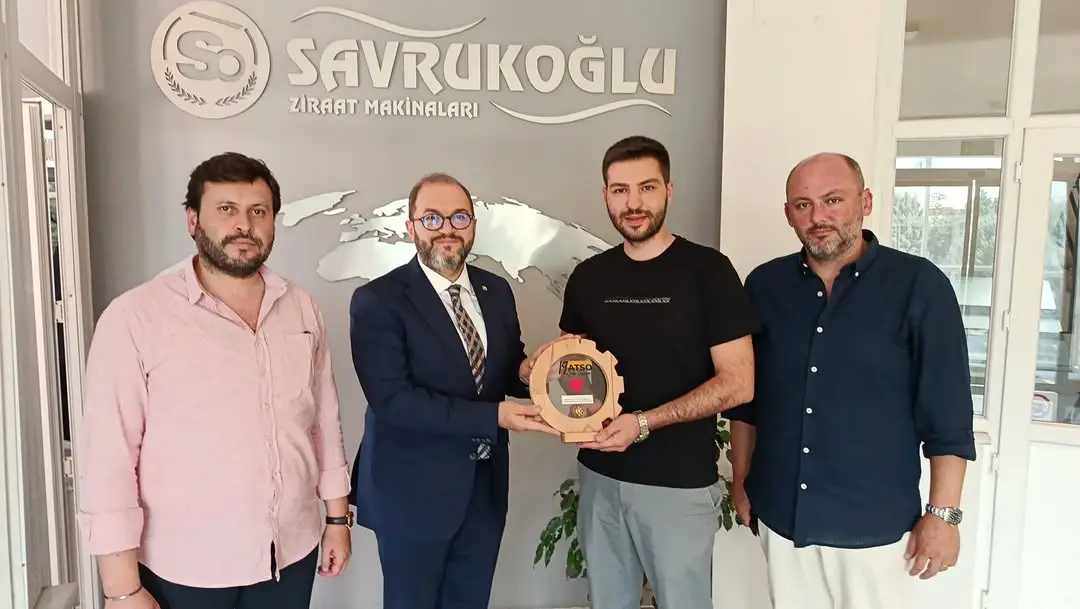 ATSO Spor Oyunları Komisyonu Savrukoğlu'nu Ziyaret Etti