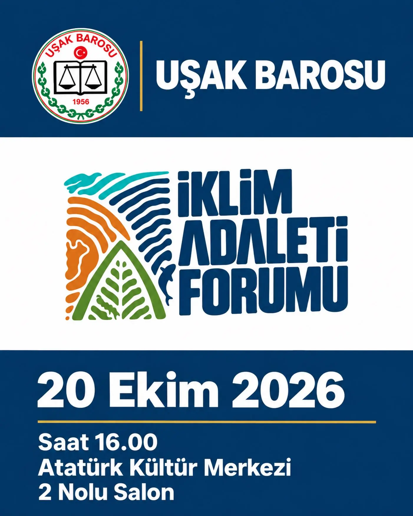 İklim Adaleti Forumu Uşak'ta
