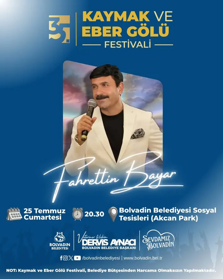 Bolvadin'de 35. Kaymak ve Eber Gölü Festivali Devam Ediyor