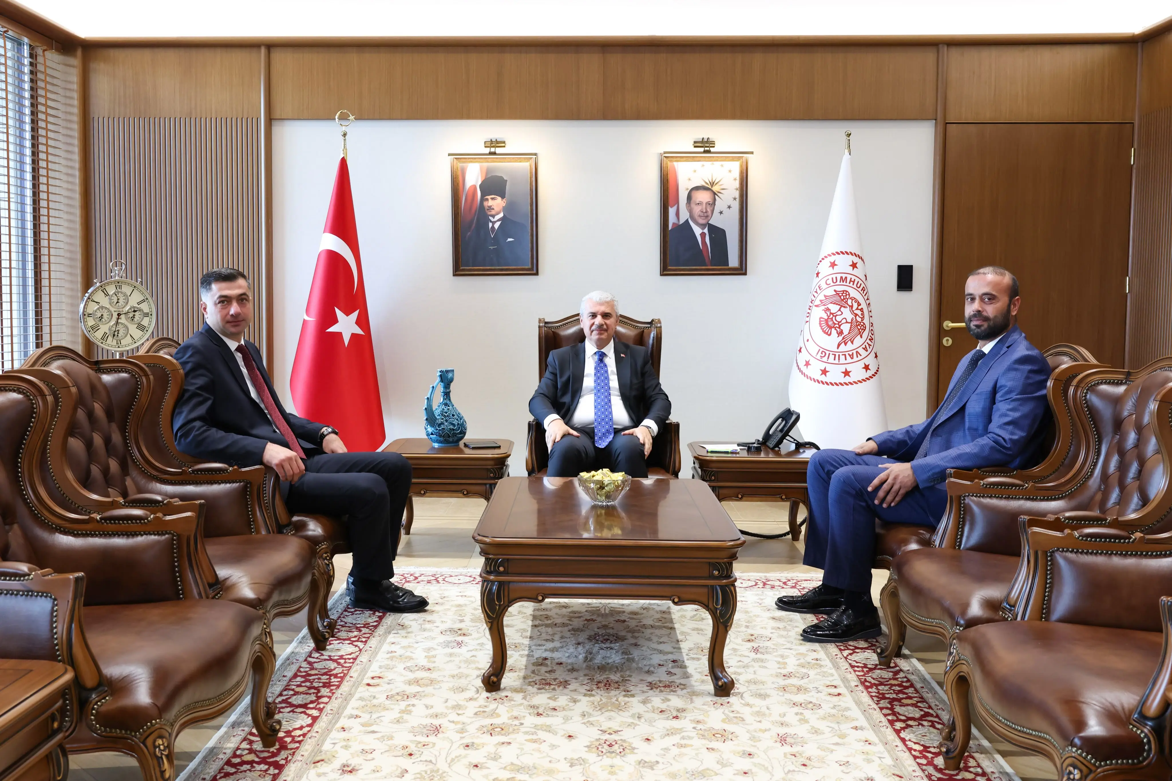 Vali Akın, Kırmızı Et Üreticileri Birliği'ni kabul etti