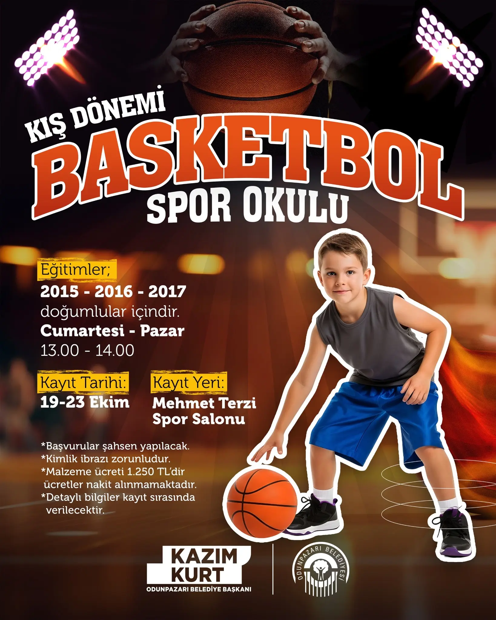 Kış Dönemi Basketbol Spor Okulu Başlıyor