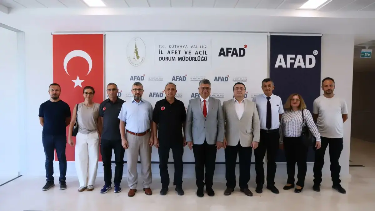 Kütahya DPÜ Rektörü AFAD'ı Ziyaret Etti