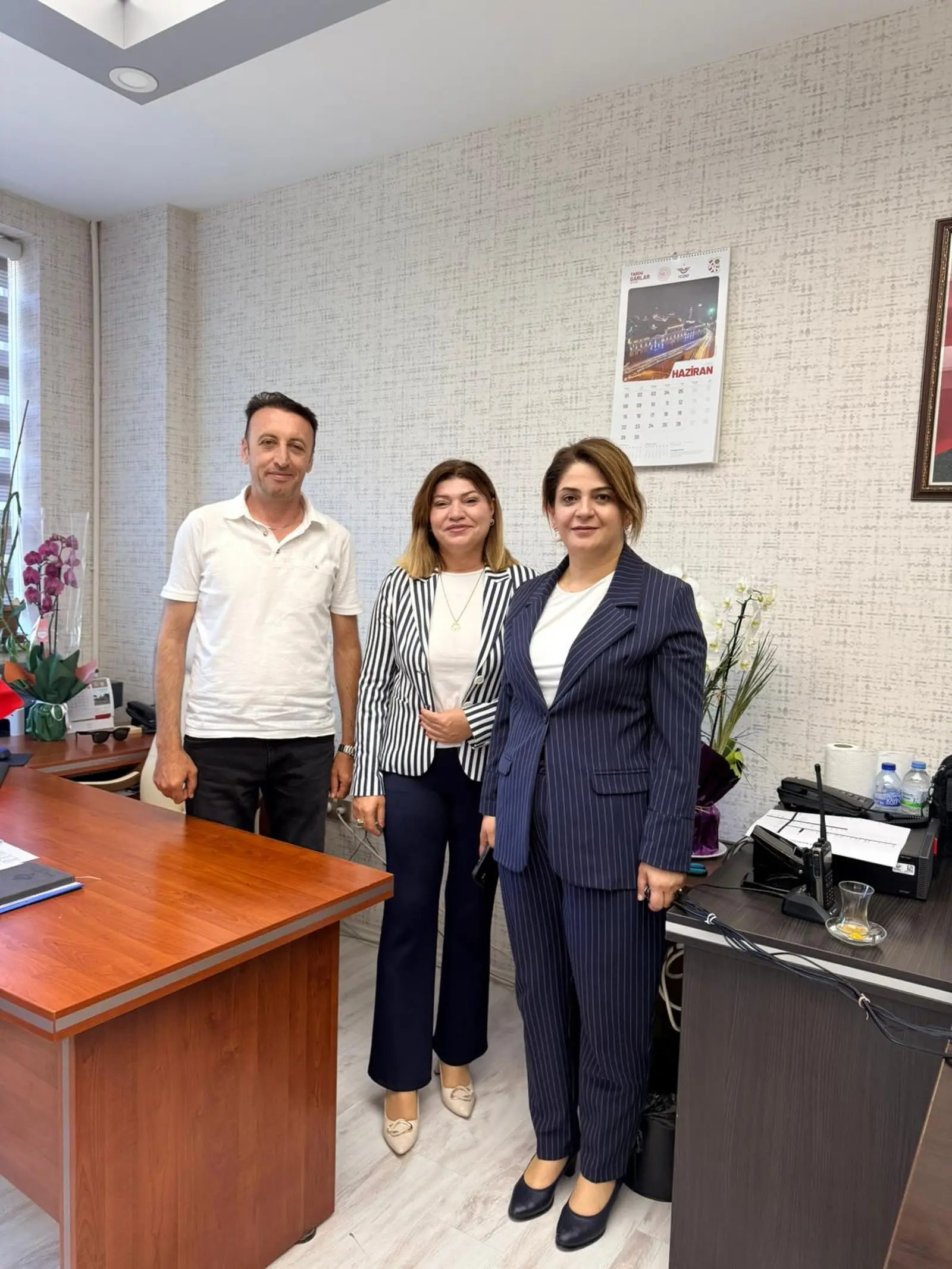 Uğur Garipoğlu'na hayırlı olsun ziyareti
