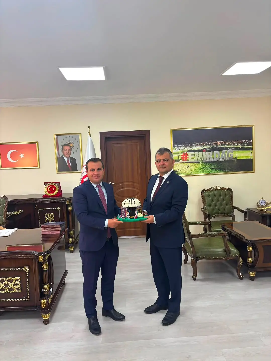 Yeni Kaymakam Adem Topaca'ya Ziyaret Gerçekleşti