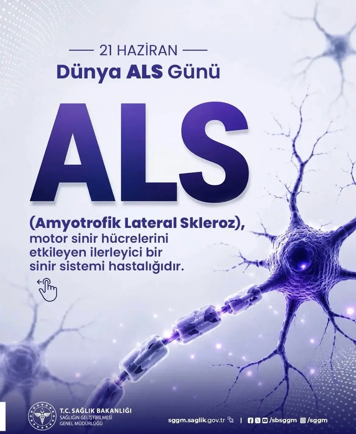 ALS hastalığı belirtilerine dikkat edilmesi gerektiği vurgulandı